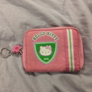 Hello Kitty Wallet 2004 Zip Keychain Wallet